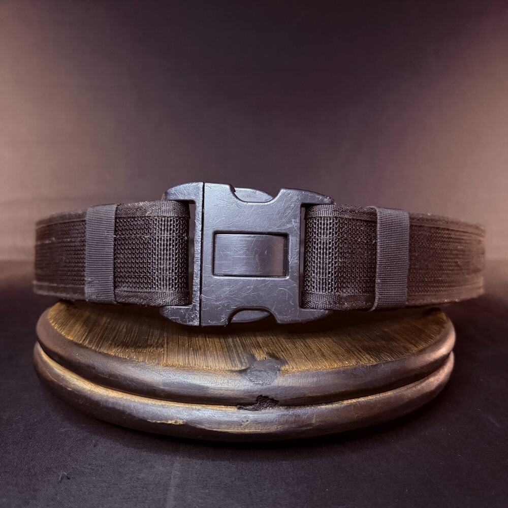 Bianchi 8100 Duty Belt Size Large Patroltek Nylon Web Black Hook & Loop Lined